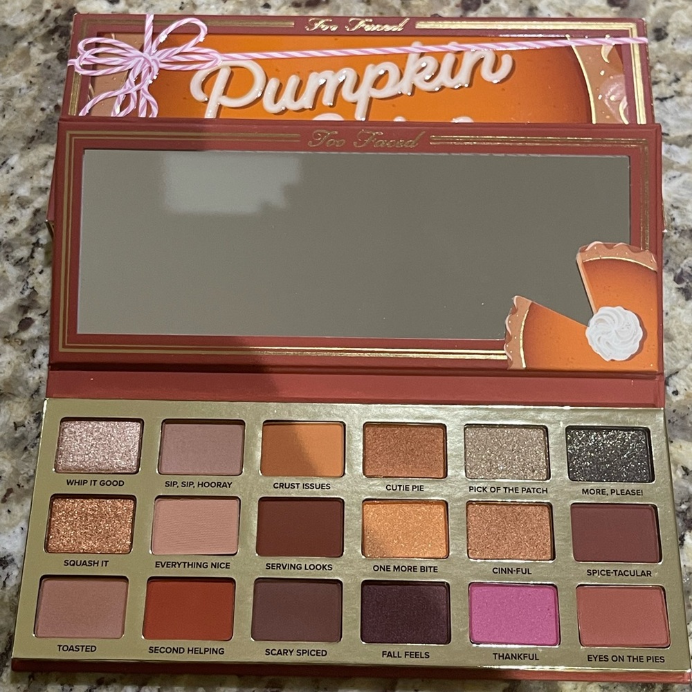Too Faced Pumpkin Spice Second Slice Eyeshadow palette new in box